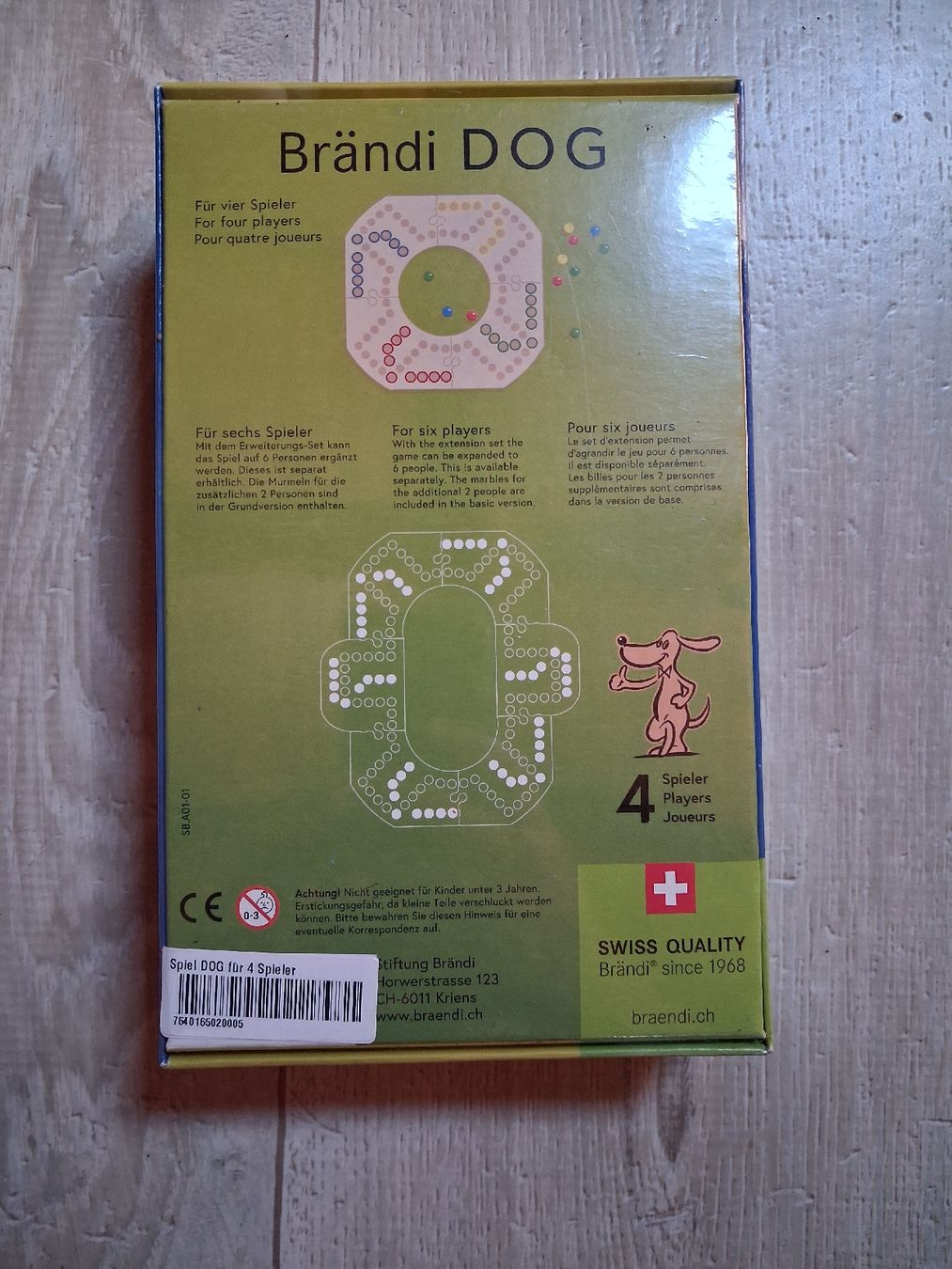 Brändi Spiele: brandi dog 4 joueurs – Neu und originalverpackt aus Mayens-De-Chamoson von arvine29 1