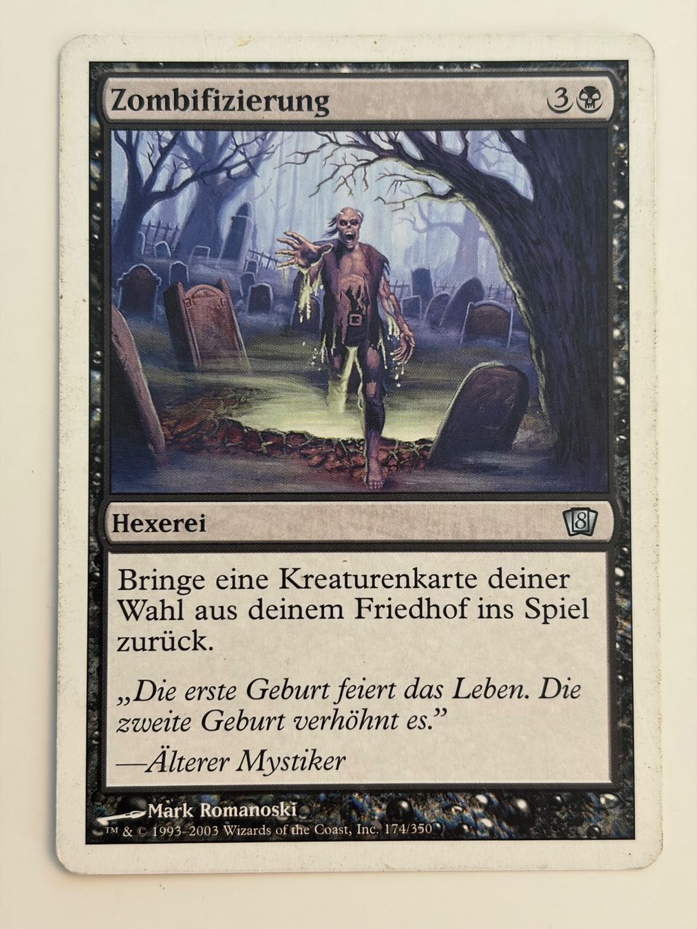 Magic The Gathering Sammelbilder & Trading cards: Zombifizierung - 8th Edition – Gebraucht aus Bonstetten von ddiederichs