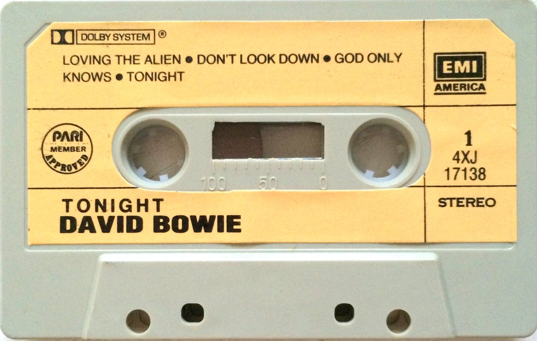 Cassettes audio: DAVID BOWIE - TONIGHT – D'occasion à Bottens par hotter-than-hell 2