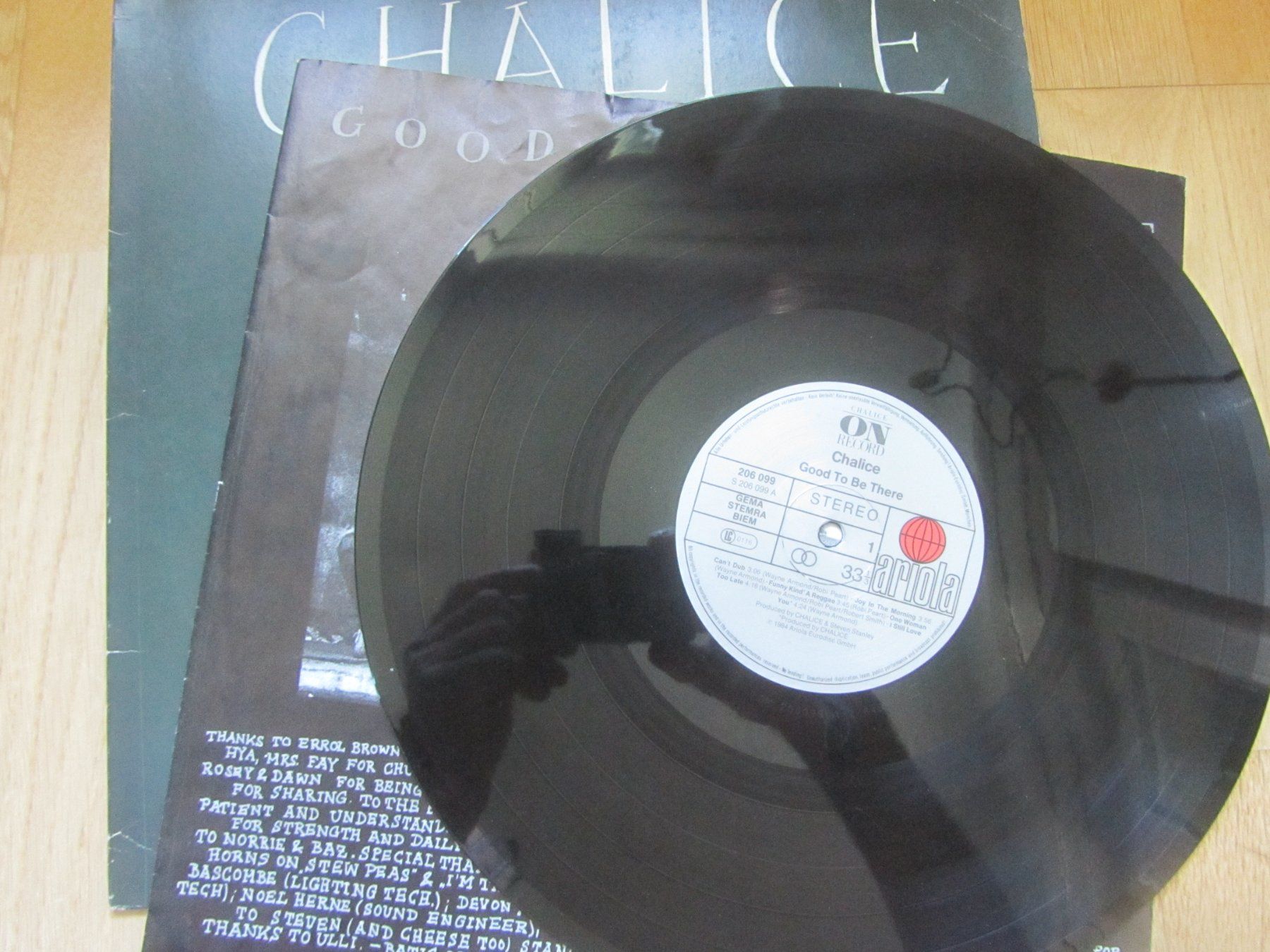Dischi in vinile: CHALICE:  Good To Be There /  Reggae – Usato da Seengen venduto da mikelele 1