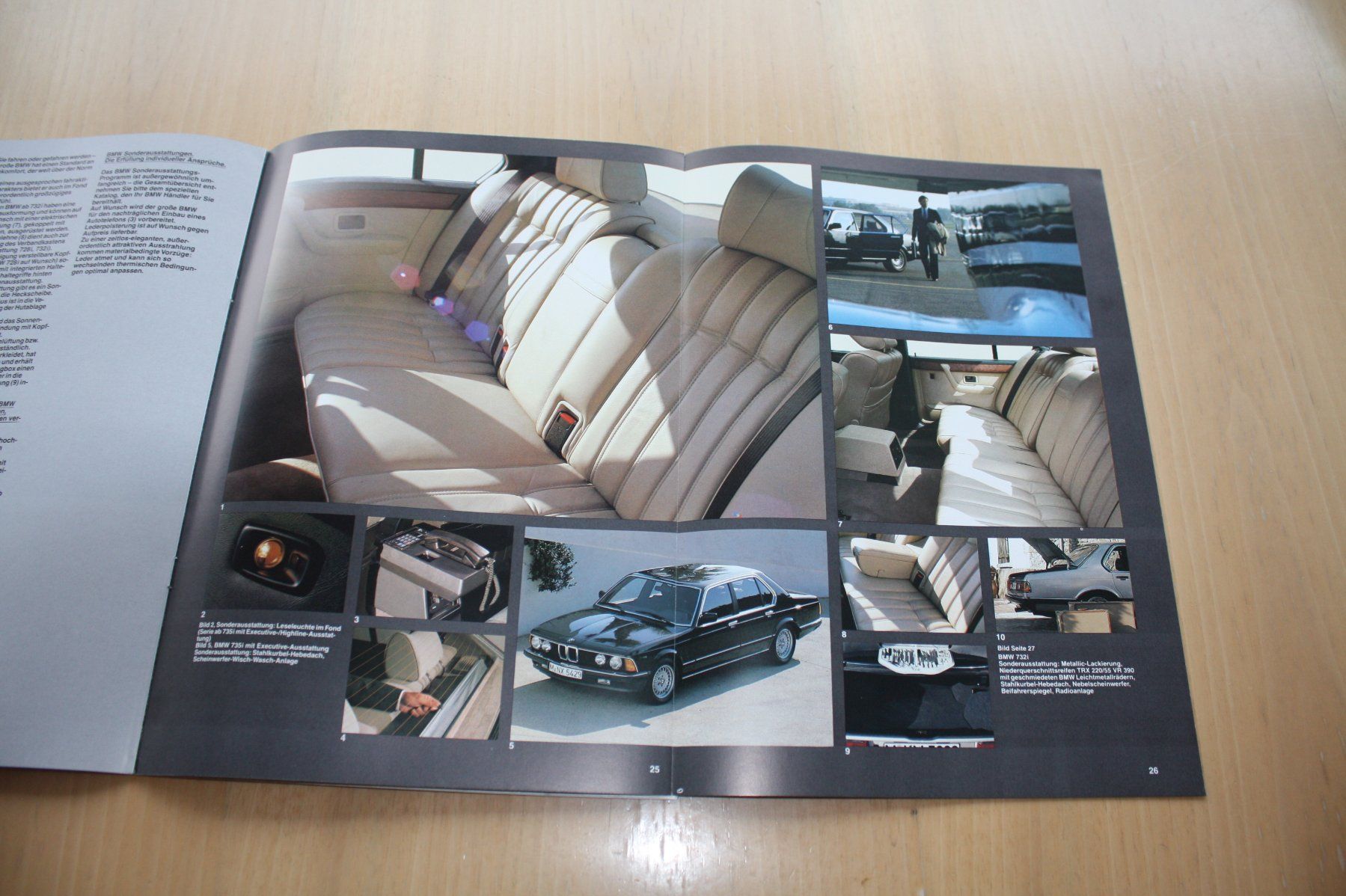 BMW Documenti: BMW 7er Prospekt E23 1986 – Usato da Wikon venduto da erwin400 7
