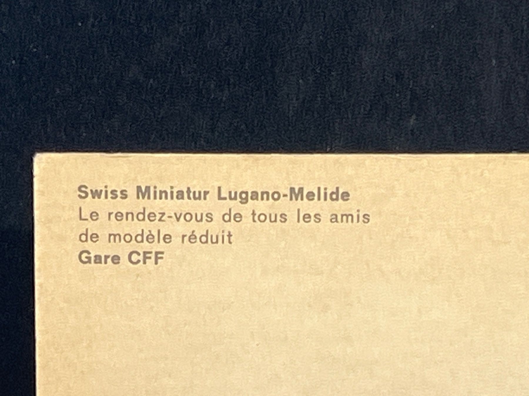 Cartoline postali: Swiss Miniatur Lugano-Melide, Gare CFF – Usato da Widnau venduto da Brusi9 2