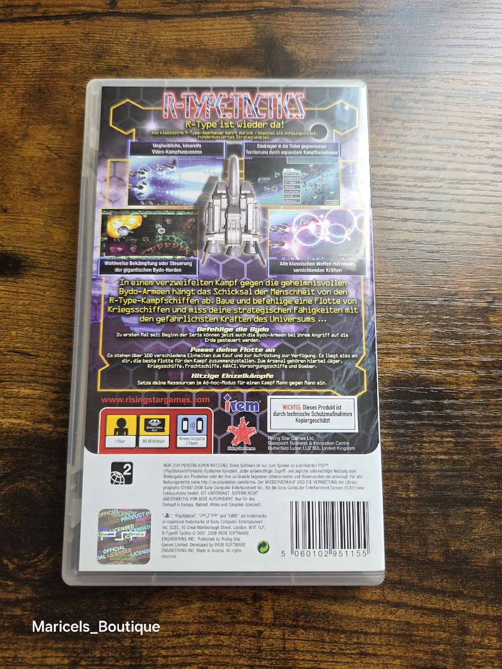 Sony Spiele: R-Type Tactics PSP UMD Game Disc and Case Complete – Gebraucht aus Winterthur von Maricels_Boutique 4