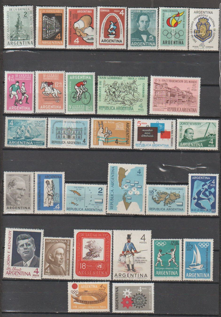 Alle Briefmarken: Argentine divers sujets bon état – Gebraucht aus Crans-Montana von kira56 2