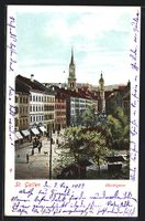 St. Gallen, Strasse Marktgasse mit Passa