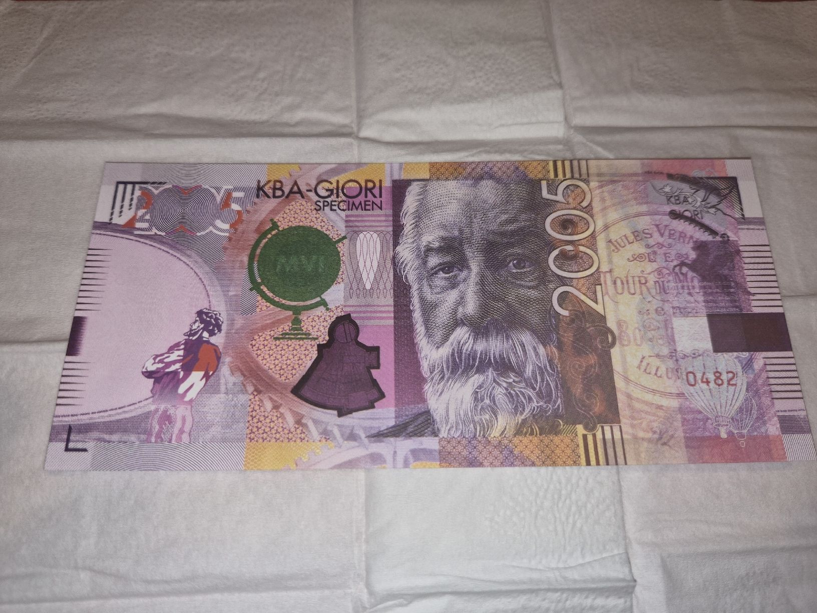 Banconote: Billet commémoratif Jules Verne – Nuovo (secondo la descrizione) da Senèdes venduto da hen_fw8b