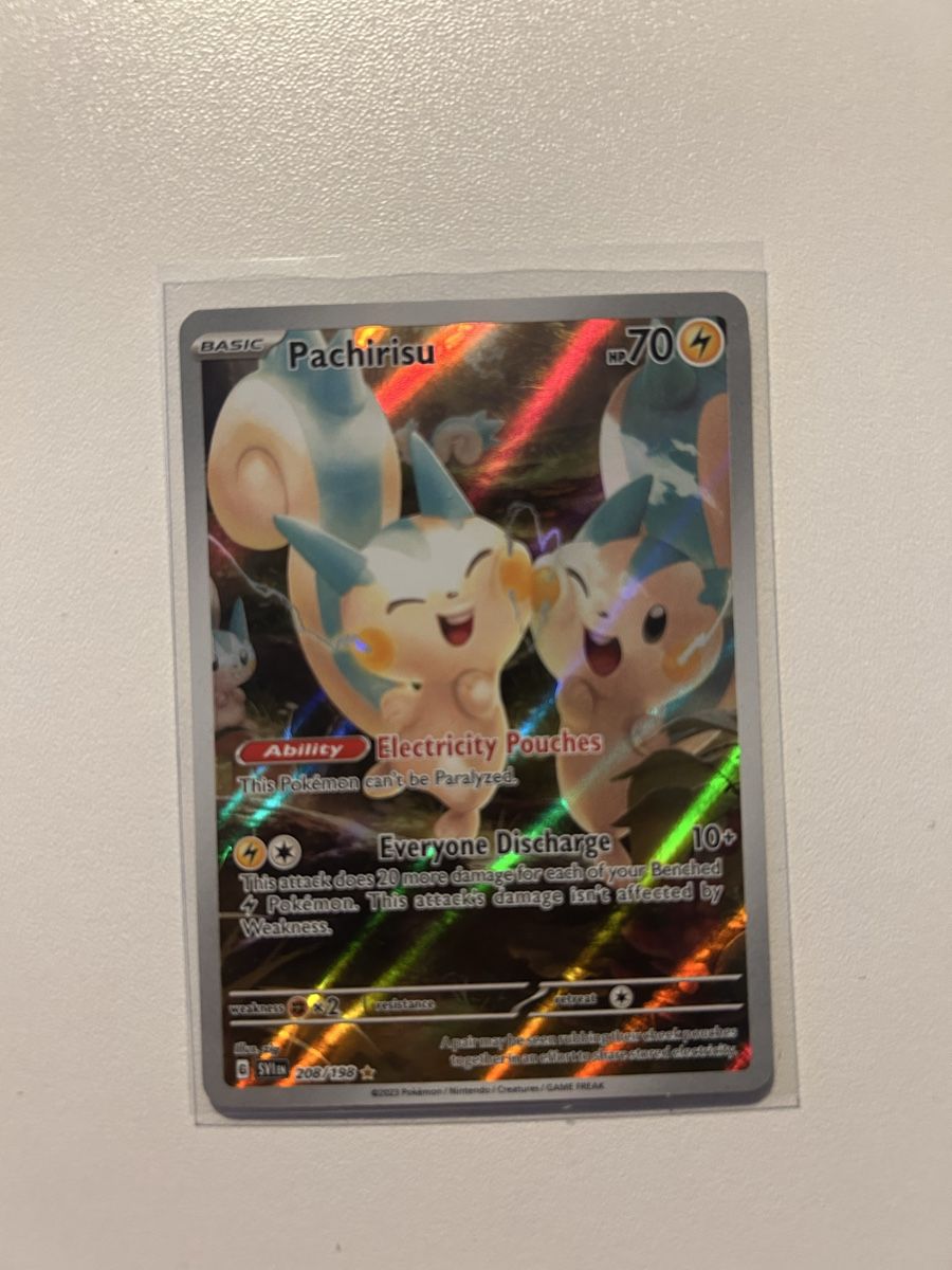 Pokémon Carte collezionabili: Pachirisu Ilustration Rare – Nuovo (secondo la descrizione) da Winterthur venduto da footballjersey