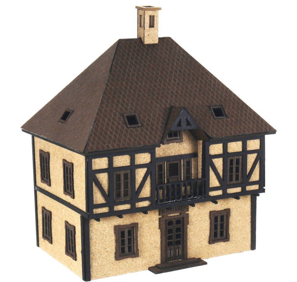 Modellini di ferrovie: Modellbahn Union N-H00043 Rat- oder Stadthaus – Nuovo e nell'imballaggio originale da Neukirch a.d. Thur venduto da Modellbaushop