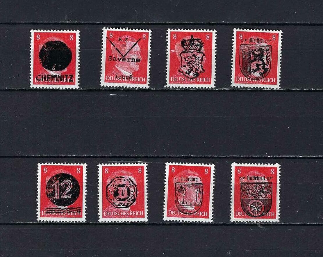 Tous les timbres: Hitler mit Aufdruck ** – Neuf avec emballage d'origine à Altstätten SG par Nandodax