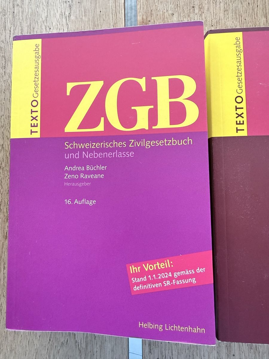 Libri: ZGB und OR Schweizer Gesetzestexte  – Nuovo (secondo la descrizione) da Wermatswil venduto da FEDN 1