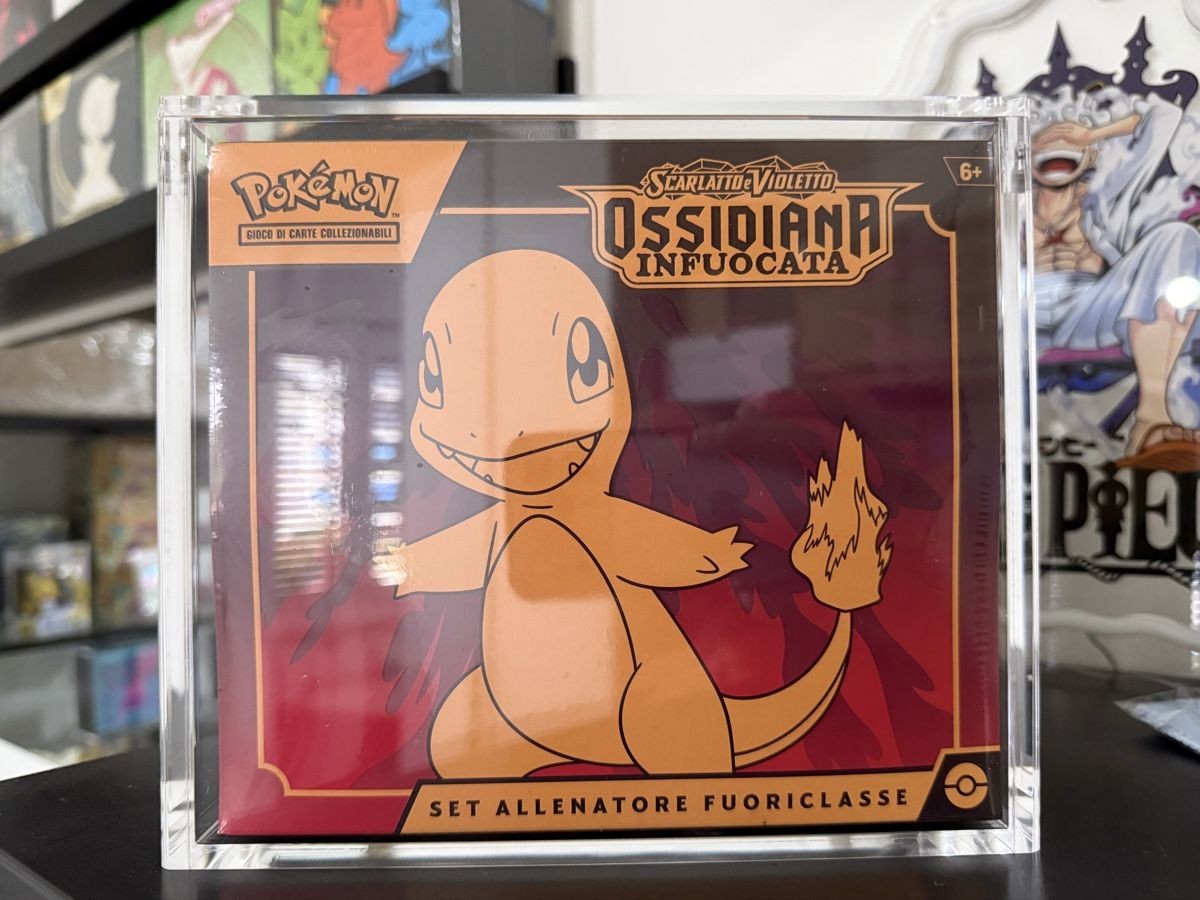 Pokémon Carte collezionabili: Case in acrilico per etb Pokemon - Acrylic case box teca – Nuovo e nell'imballaggio originale da Vacallo venduto da SeriousCollector92