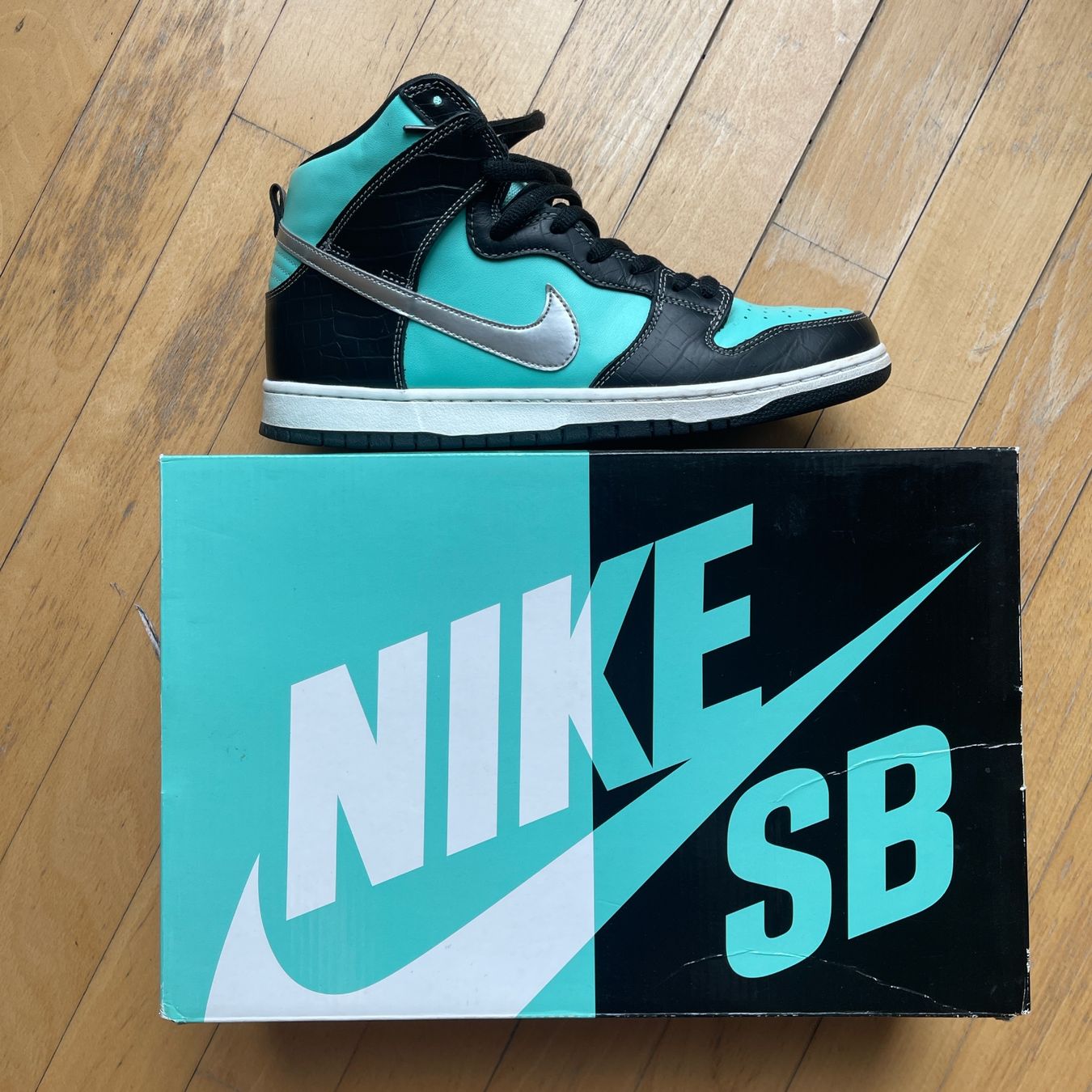 Nike Scarpe da uomo: Nike Dunk High x Diamond Supply Co. "Tiffany" Gr. 45 – Usato da Gockhausen venduto da max_t9mh 5
