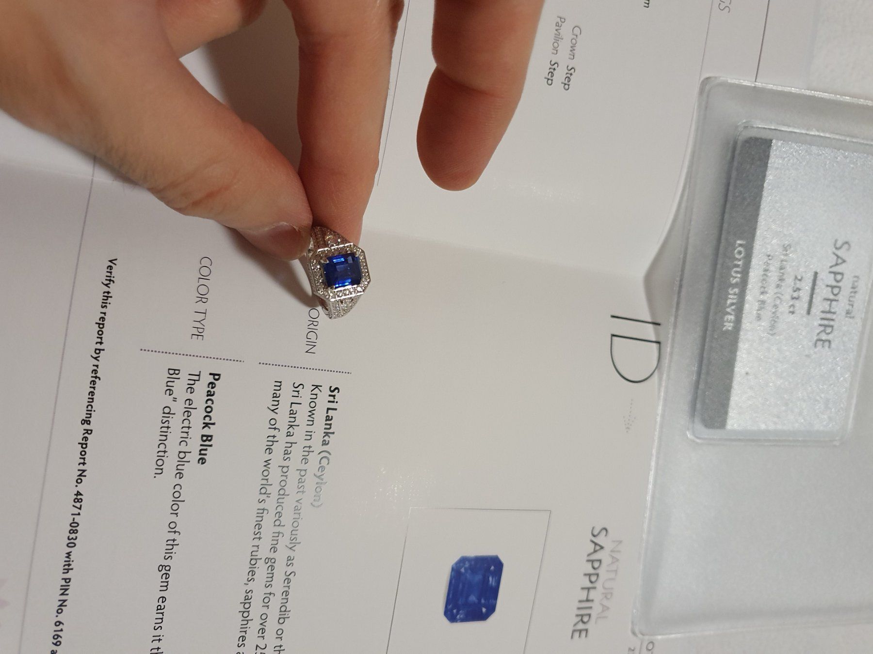 Anelli: Saphirring 2.5 carat mit Diamanten – Nuovo e nell'imballaggio originale da Wallisellen venduto da mou_88kg 4