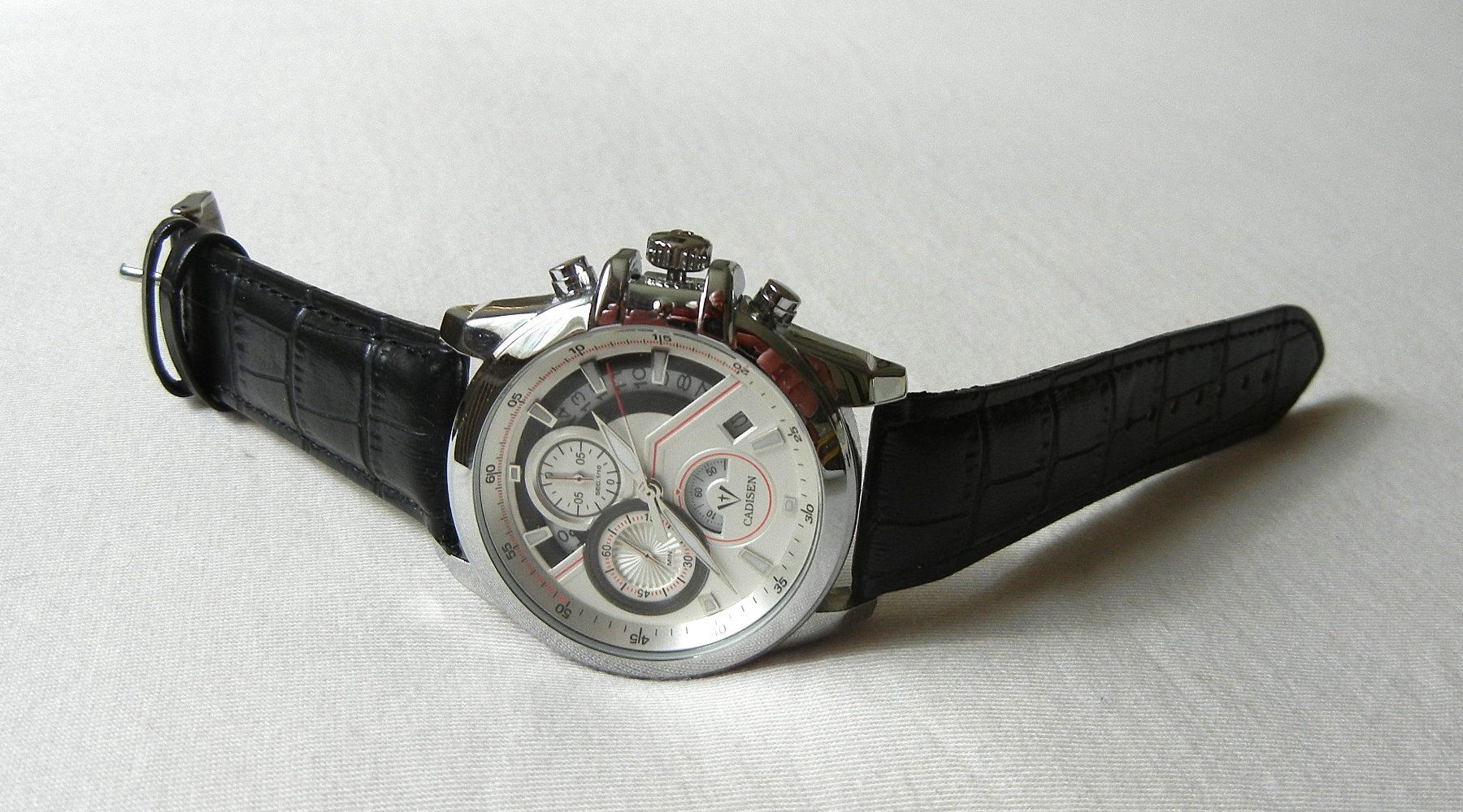 Orologi: TOLLE CHRONOGRAPH ARMBANDUHR 42 mm FULL SET – Nuovo e nell'imballaggio originale da Bern venduto da Mekongbeach 1