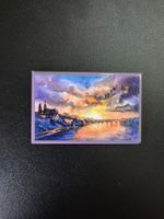 Basel Magnet mit Rhein-Motiv -  Neu! lila