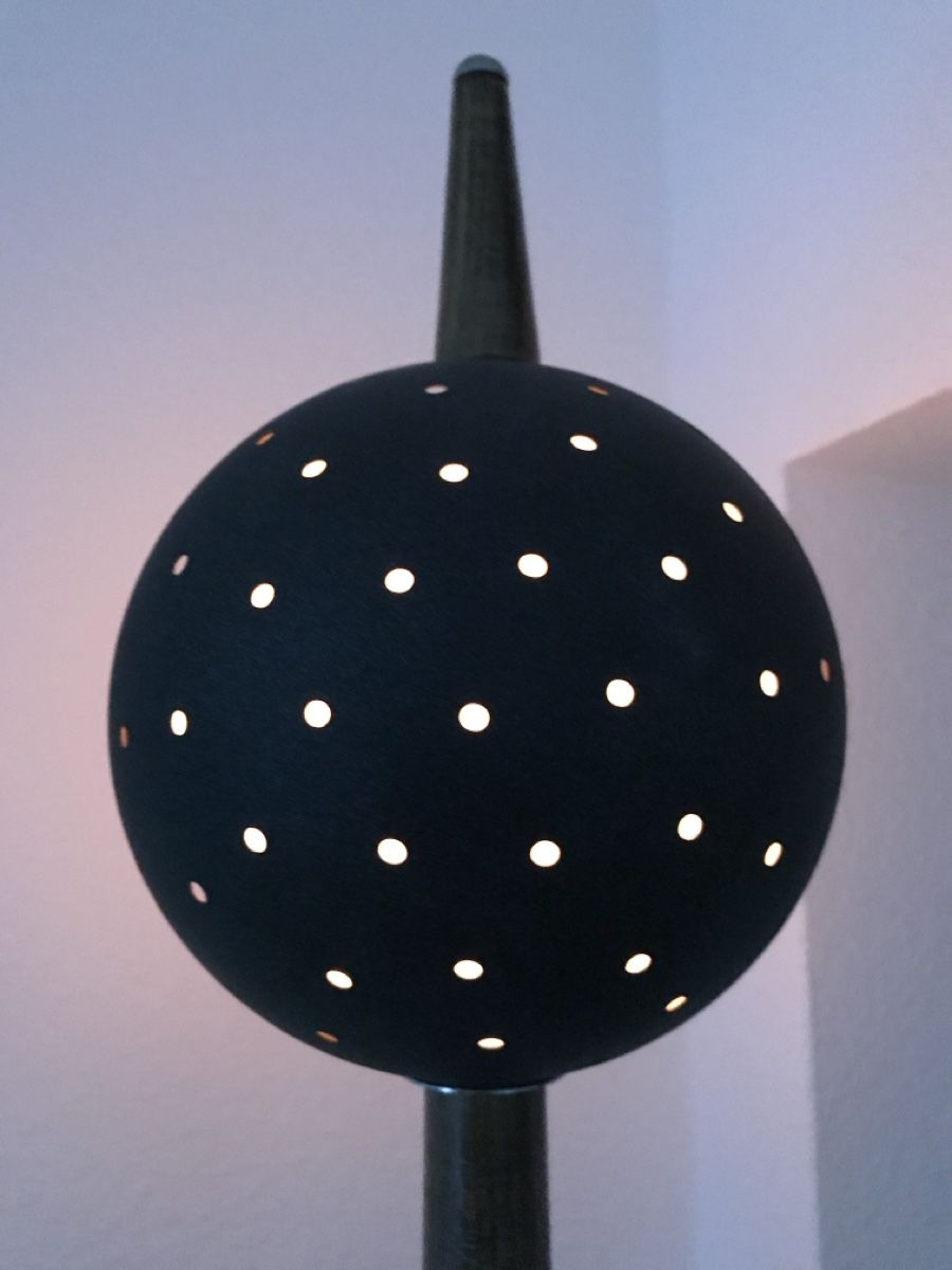 Lampade: Design Stehlampe aus massiver Eiche – Usato da Zürich venduto da stefan1818 8