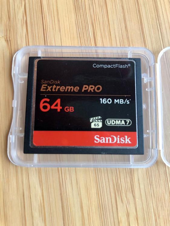 Sandisk Compactflash Extreme Pro 64 Gb 160 Mbs Kaufen Auf Ricardo 0373