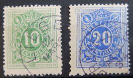 Belgien Porto Kat. 1-2 gest. 1870