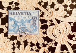 🇨🇭2000 MK 1er jour « TIMBRE EN BRODERIE « (SBK 50.00)
