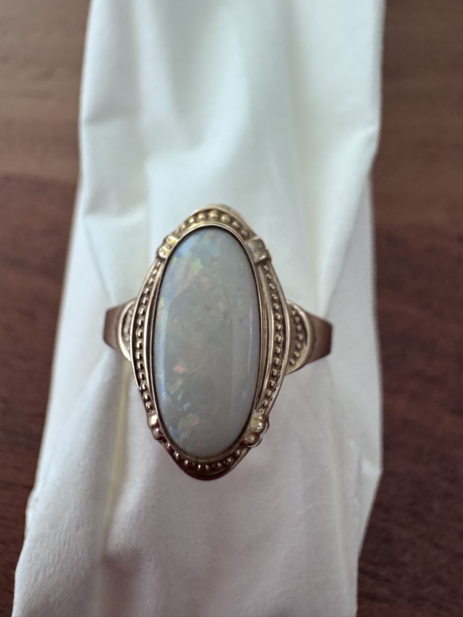 Ringe: Goldring mit echtem Opal – Gebraucht aus Wiesendangen von Biker39