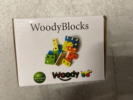 Jouet Woody Blocks jeu motricité fine 3 ans neuf
