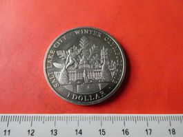 Cook Islands 2001, 1 Dollar Sondermünze unzirkuliert