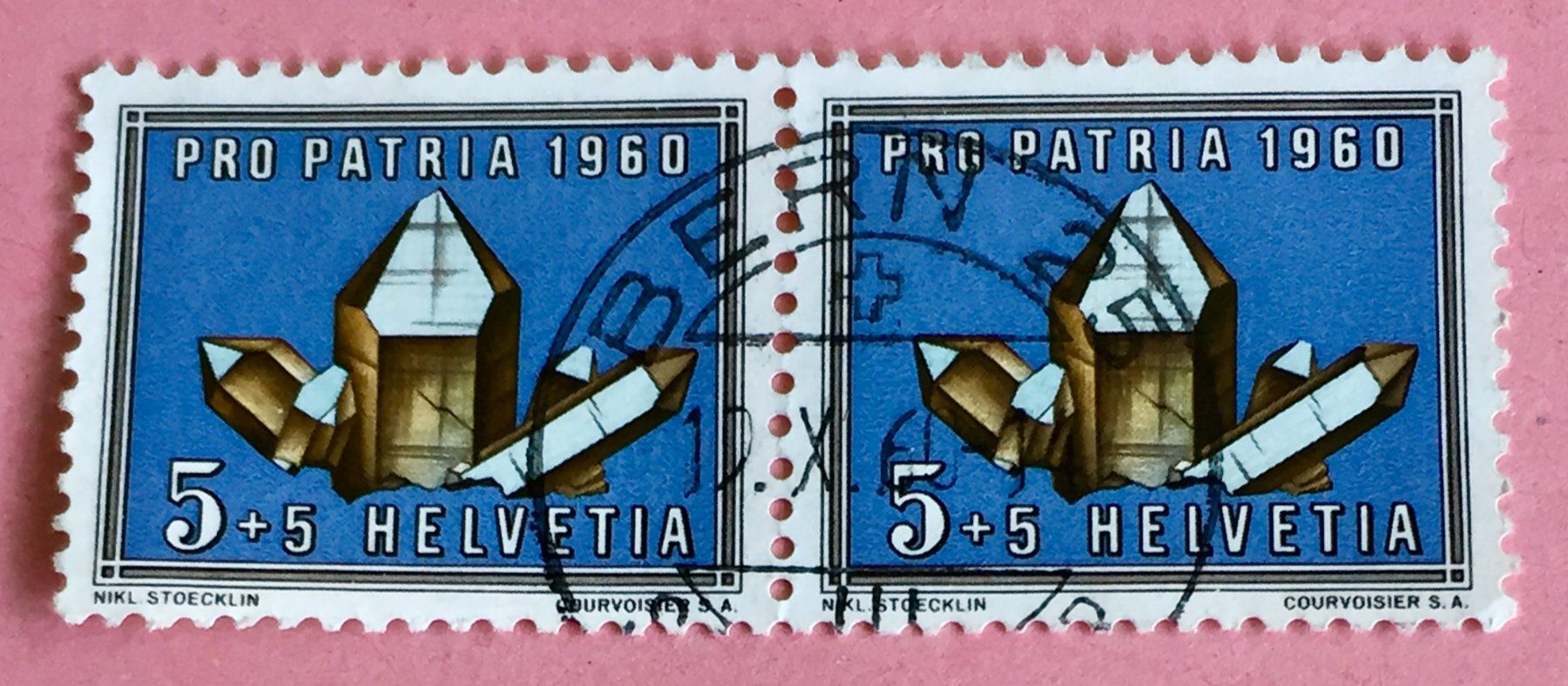 Tutti i francobolli: Nr.B 96 Paar GESTEMPELT 1960 Bern   – Usato da Aarau venduto da Billa007
