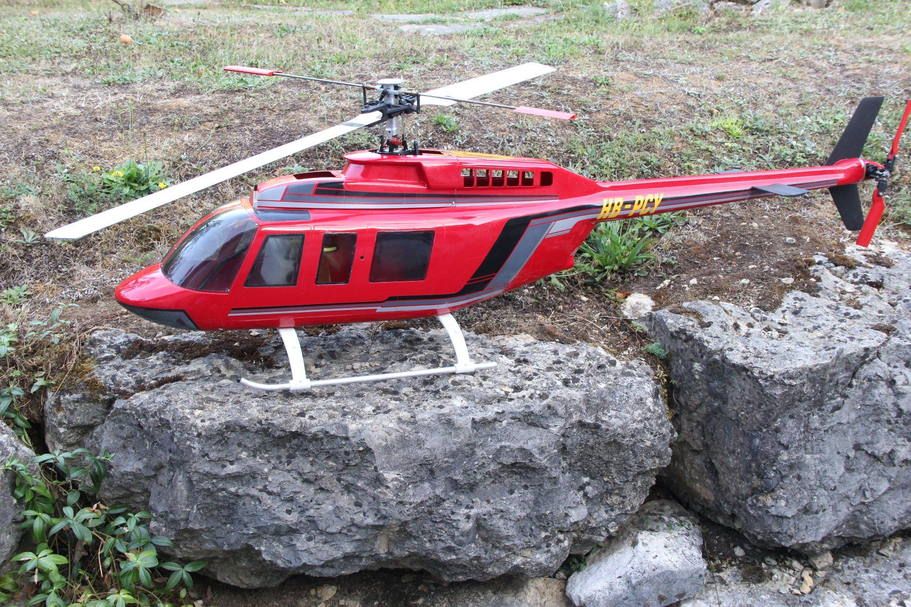 Bell RC Modellbau: RC Helikopter Bell 206 Jet Ranger – Defekt aus Dittingen von C-Zero1-E