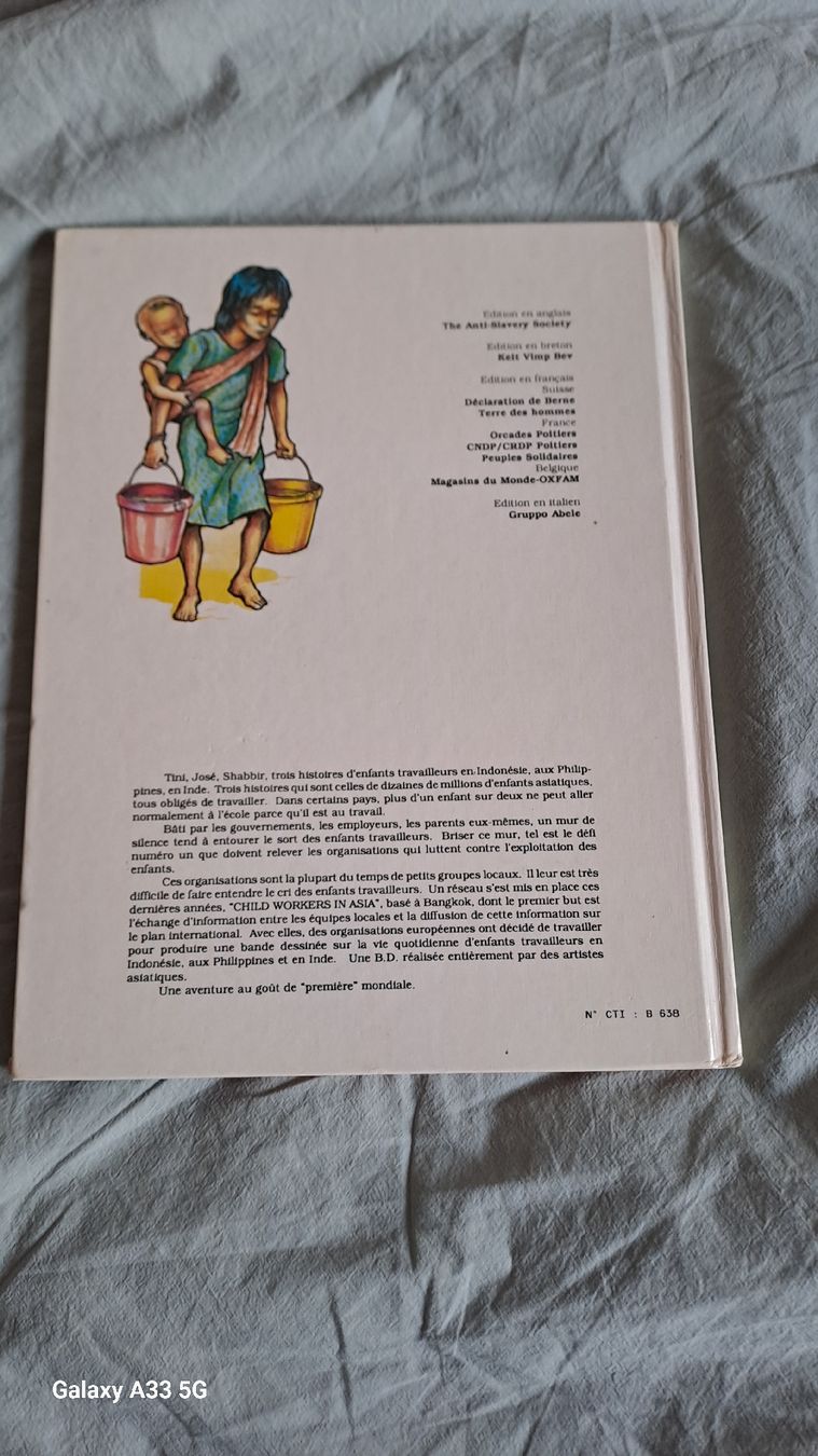 Fumetti: BD Travailleurs à dix ans – Usato da Eclépens venduto da Shunyam 1
