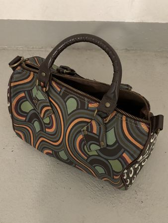 Desigual Leder Handtasche, Top Zustand
