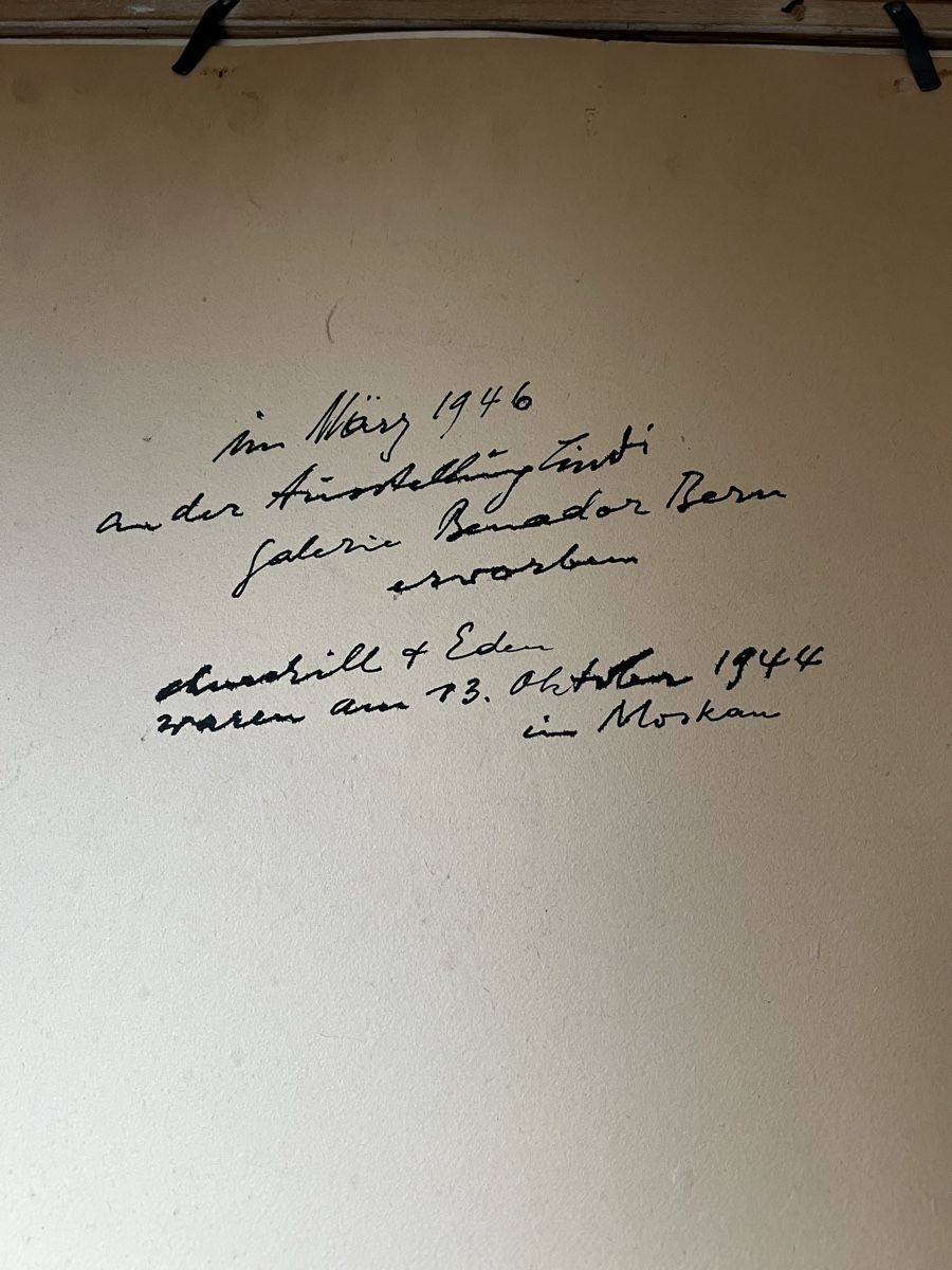 Gemälde: Gerahmte Karikatur von Lindi Albert…STALIN und andere – Gebraucht aus Niederwangen BE von KFI 5