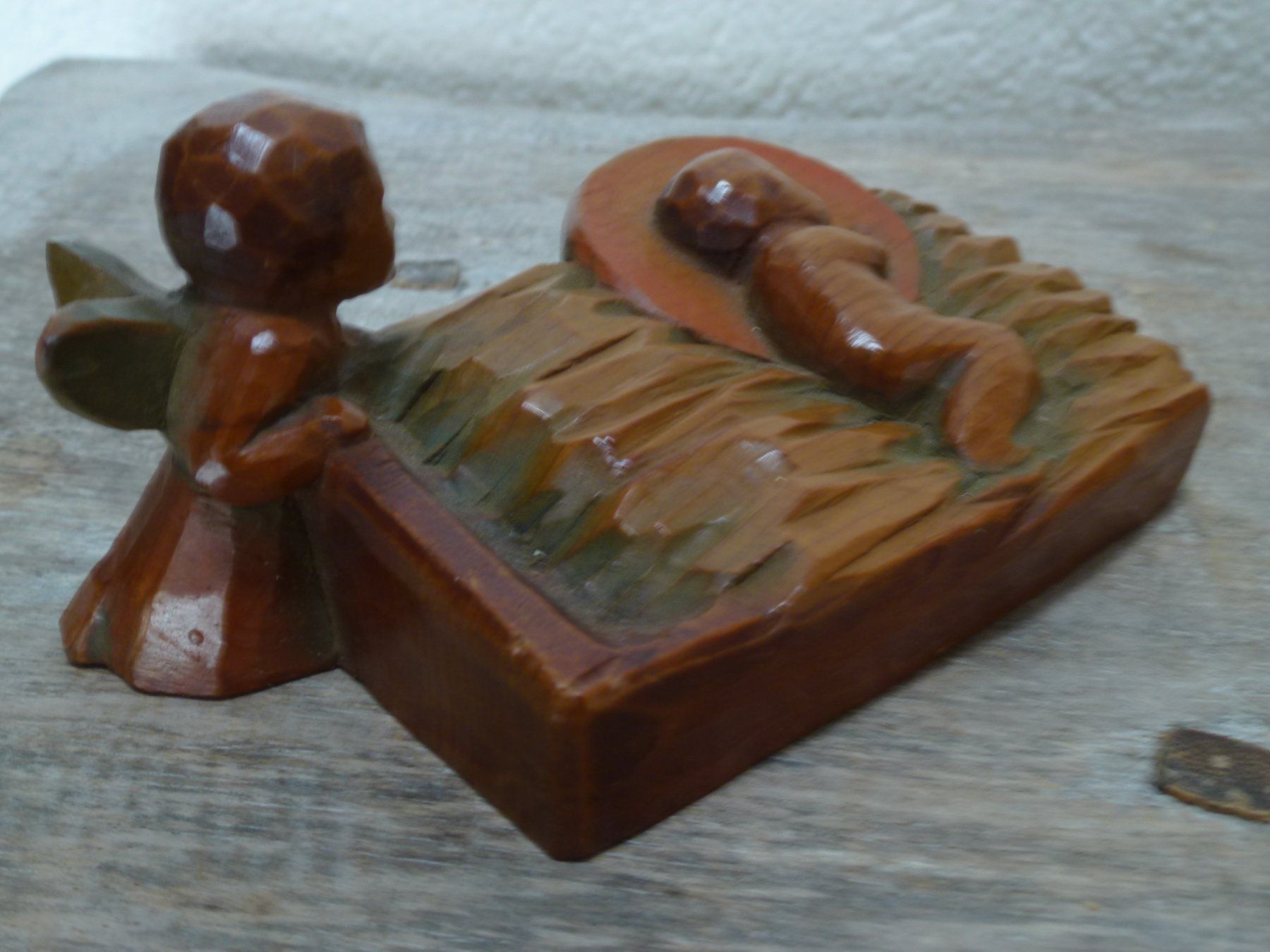 Statuette: Krippe Engel und Jesuskind / Josef Gasser – Usato da Oetwil am See venduto da Senegal 6