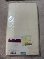 Micasa Satin Bettwäsche, Crème, 200x210cm