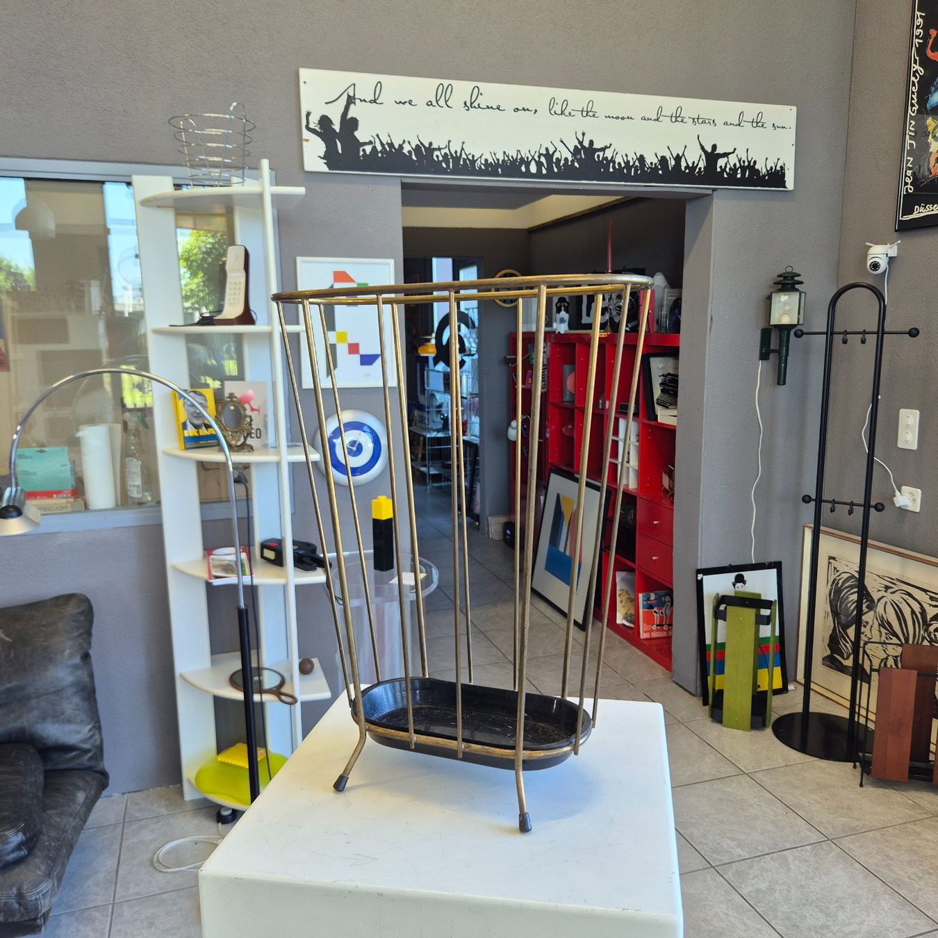 Altri mobili per ufficio: Mid Century Umbrella Stand, Schirmständer Messing – Usato da Nottwil venduto da Wondewa-Shop 8