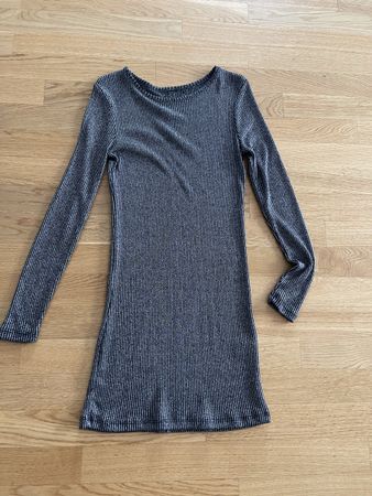Minikleid Glitzerstrick