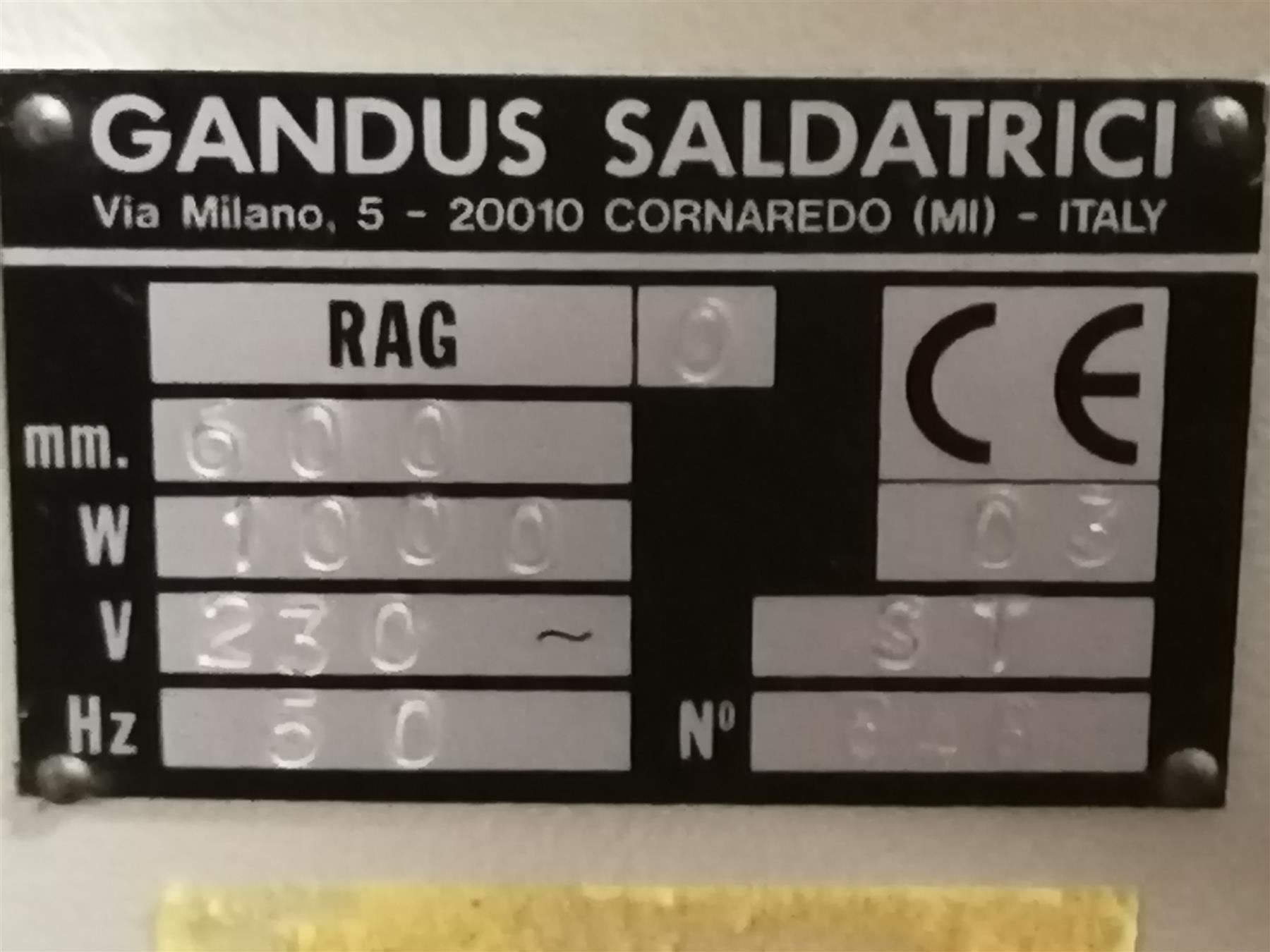 Tutti gli attrezzi: GANDUS RAG 60 Folienschweisser – Usato da Niederdorf venduto da LeptonAG_Labor 4