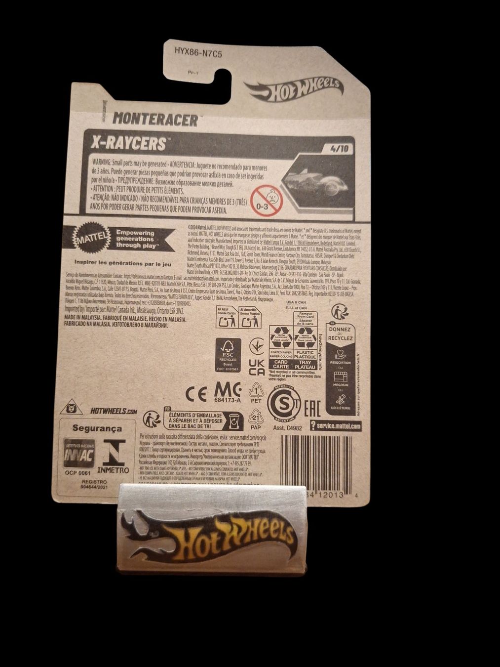 Hot Wheels Modellini d'auto: Hot Wheels X-Raycers 2025 Monteracer 4/10 L – Nuovo e nell'imballaggio originale da Adlikon venduto da Mmartin0 1