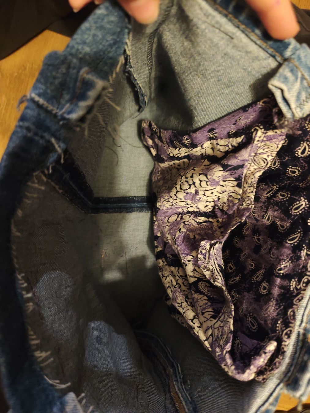 Elodie Borse: Handmade Denim Tote Bag – Nuovo (secondo la descrizione) da Zürich venduto da one_deal 3