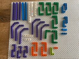 Lego Technik bunte farbige runde Lochbalken LotP