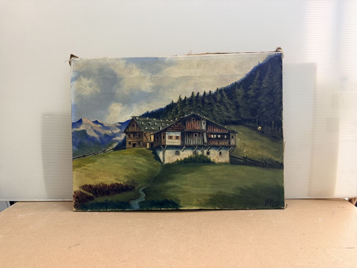 Gemälde: Öl auf Leinwand – Landschaft – Gebraucht aus Solothurn von NUVICO