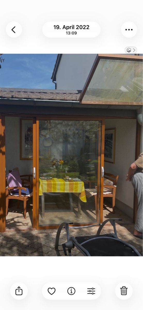 Porte: Doppel Glasschiebetüre mit Rahmen – Usato da Wynau venduto da Panka0 2