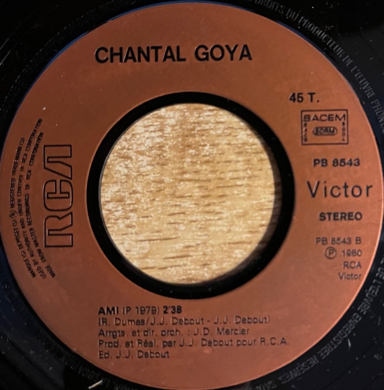 Dischi in vinile: CHANTAL GOYA - PIPOTIN / AMI – Usato da Bussigny venduto da vinyl-pas-cher 3