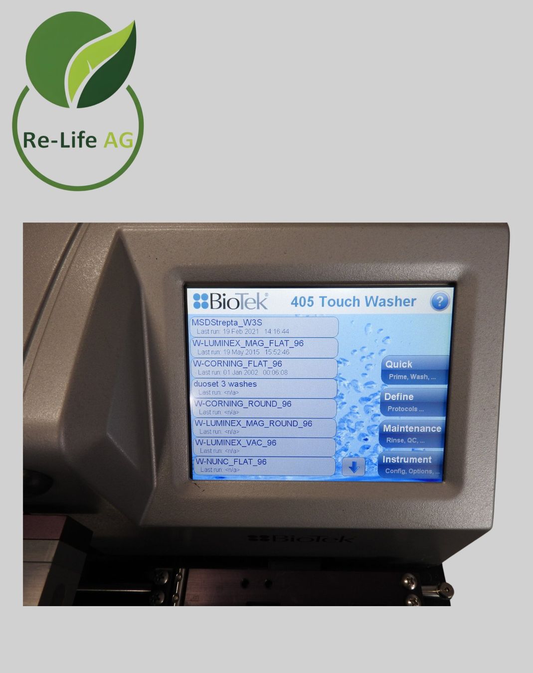 Tutte le macchine: BioTek | 405 TSRVS | Microplate Washer – Usato da Reinach BL venduto da Re-LifeAG_Labor 4