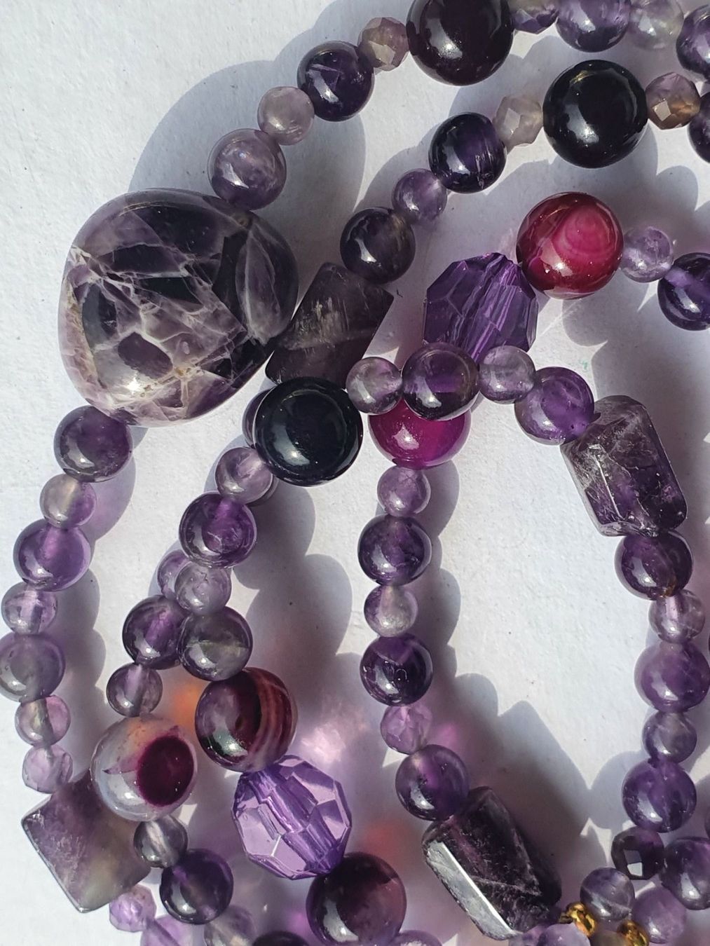 Catenine: Einzigartig Kette. Amethyst mit Agate – Nuovo (secondo la descrizione) da Benglen venduto da Meercat3 4