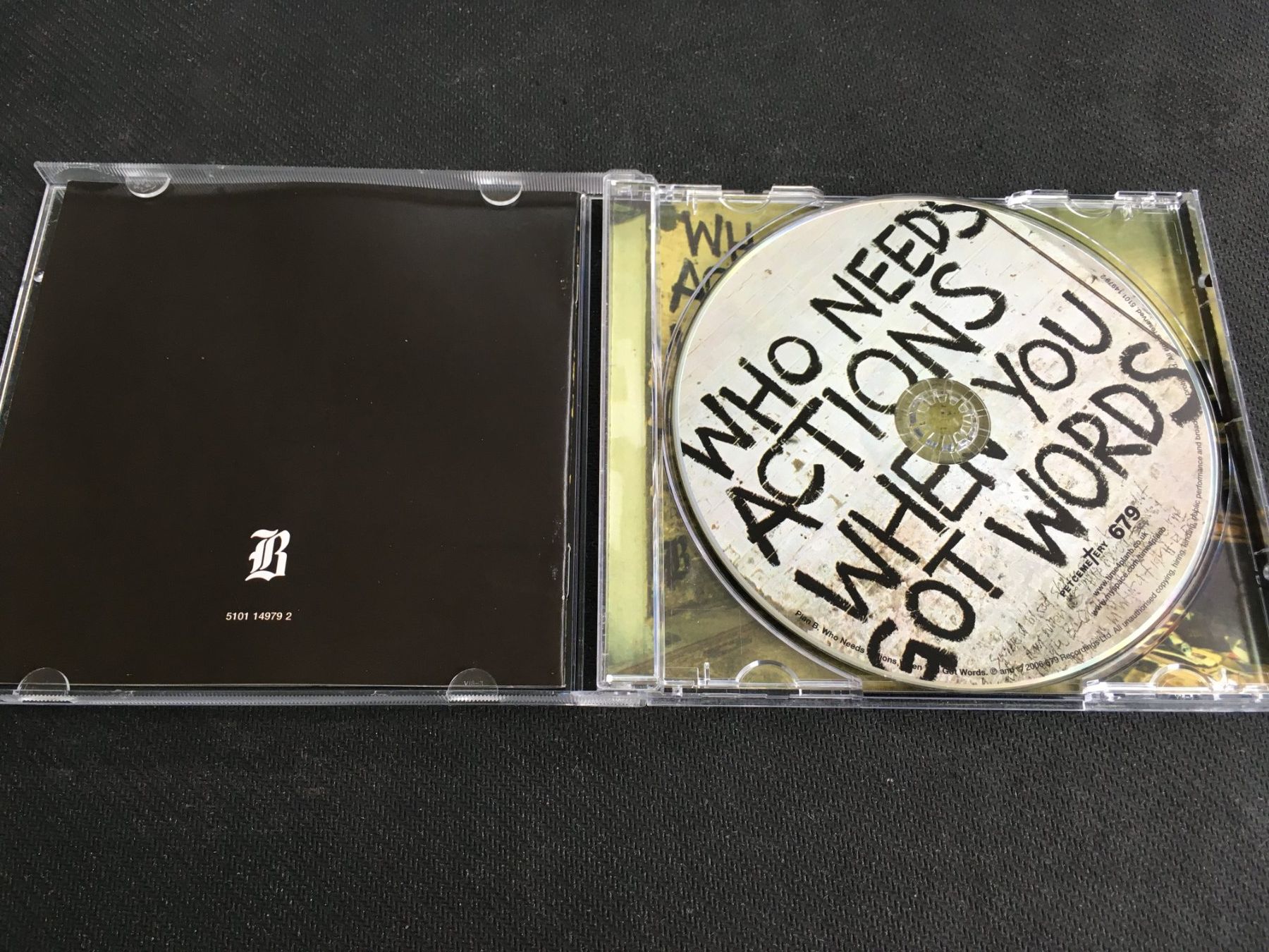 CD: Plan B - Who needs actions when you got words -CD- – Usato da St.Gallen venduto da MedienJoe 1