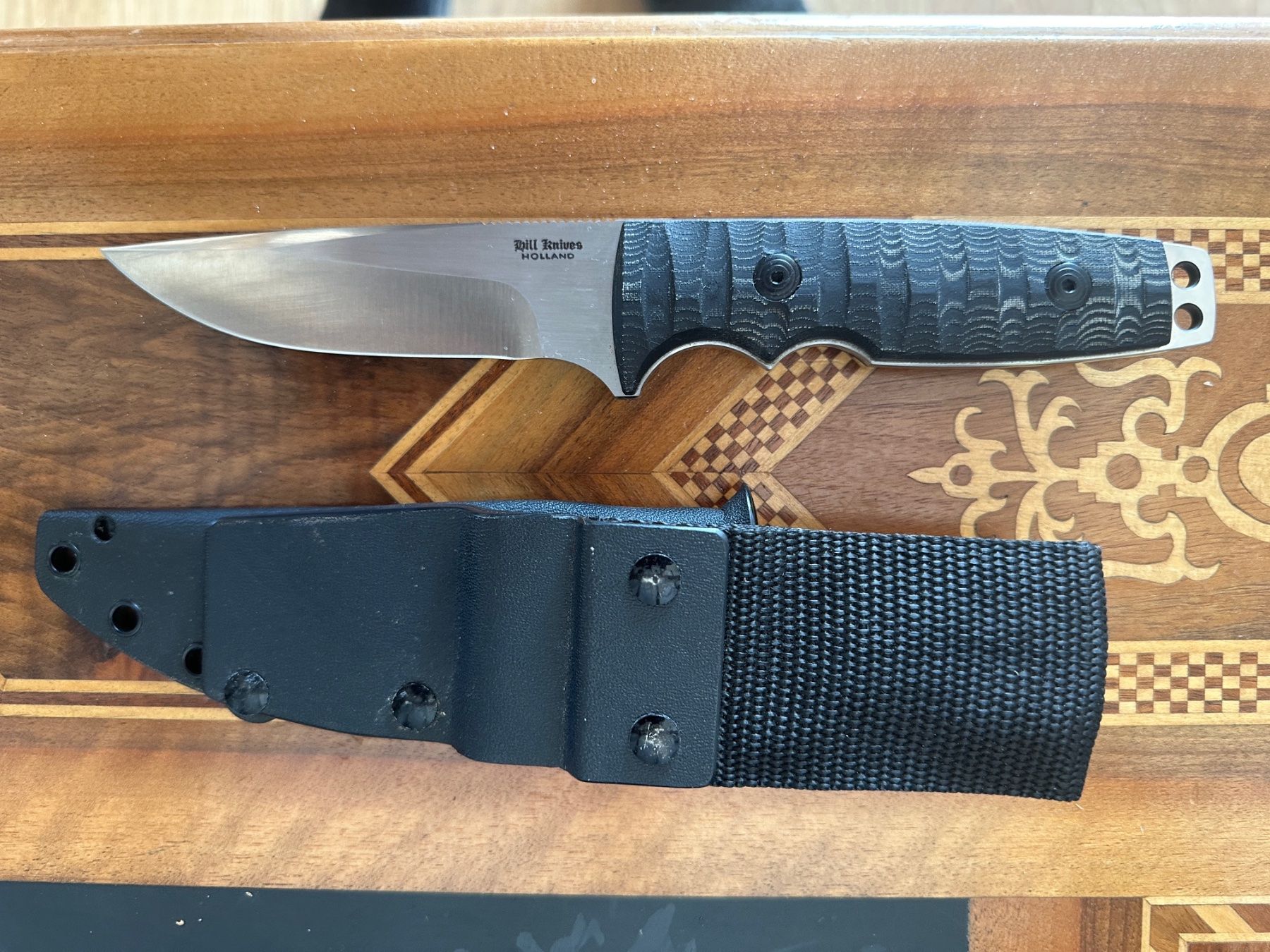 Zubehör: Hill Knives Outdoormesser mit Kydex Scheide – Gebraucht aus Zürich von Zuerich_Seebach 1