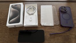 iPhone 15Pro 128GB Titan Natur in Excellent condition!!