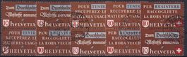 1942 Z34a-Z34d Altstoff senkrechte Paare gestempelt K:130.-