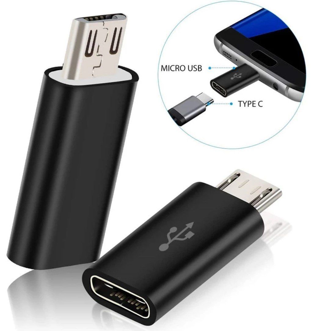 Unità & Adattatore: USB-C Weibliche zu Micro USB Männlich Adapter – Nuovo e nell'imballaggio originale da Rorschacherberg venduto da elektrofreak 1
