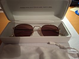CHIMI Sonnenbrille braun Metallrahmen Rund gut erhalten.